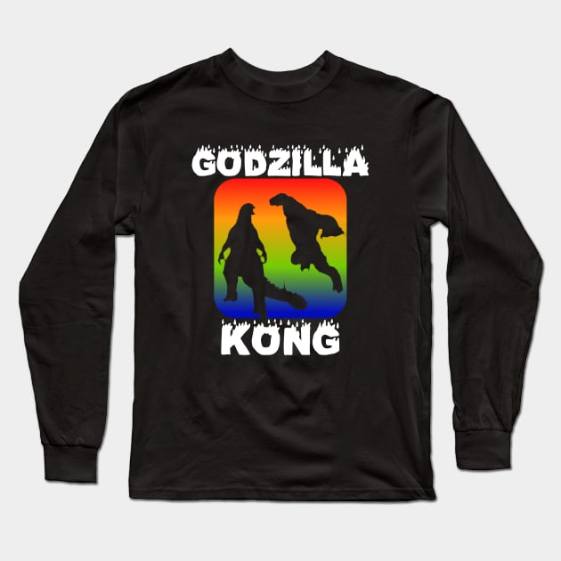 Godzilla vs kong Long Sleeve T-Shirt by Dexter